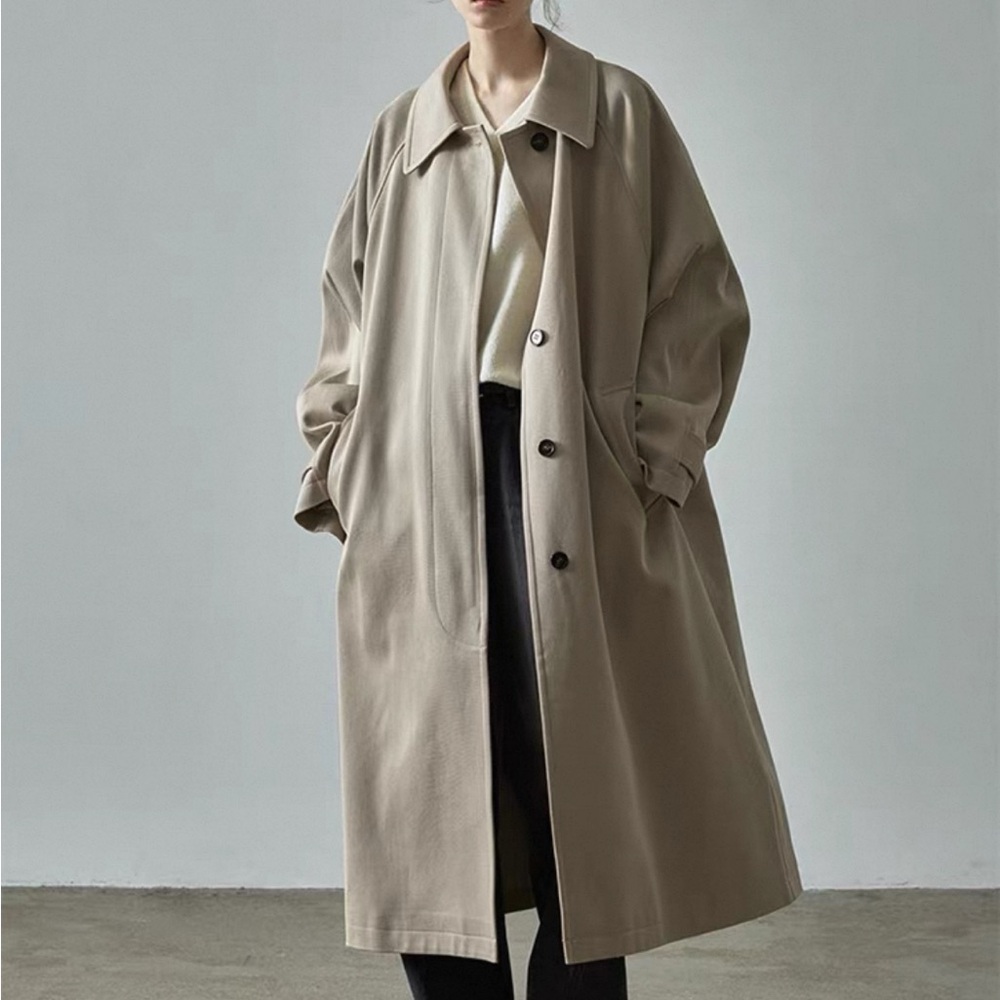 Oversized trench coat